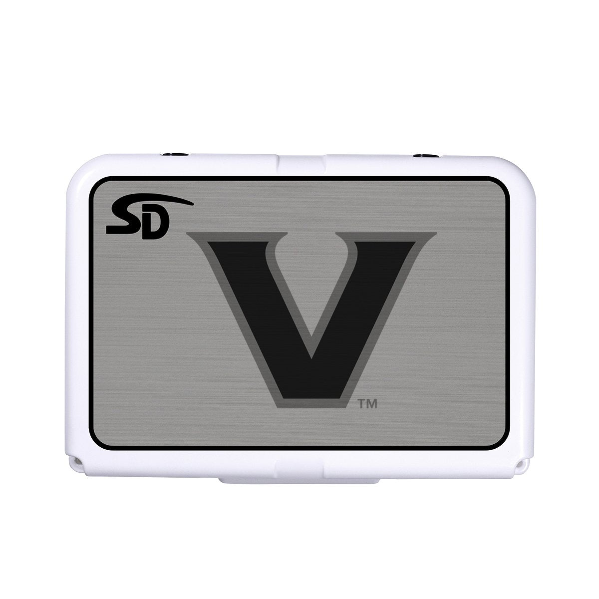 Seadek Collegiate Cooler Pad - RTIC 20 - Storm Gray / Black, Vanderbilt University - 57713-80066