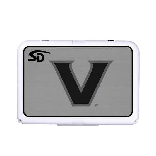 Seadek Collegiate Cooler Pad - RTIC 20 - Storm Gray / Black, Vanderbilt University - 57713-80066
