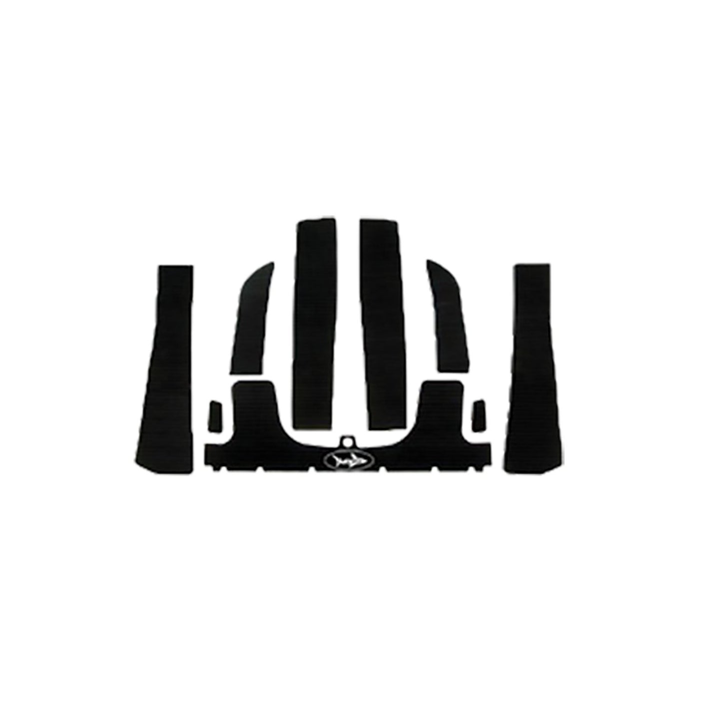 SBT BlackTip Traction Mats Kawasaki ST STS 900 750 STX 1994-1998 Black groove - 130BT206