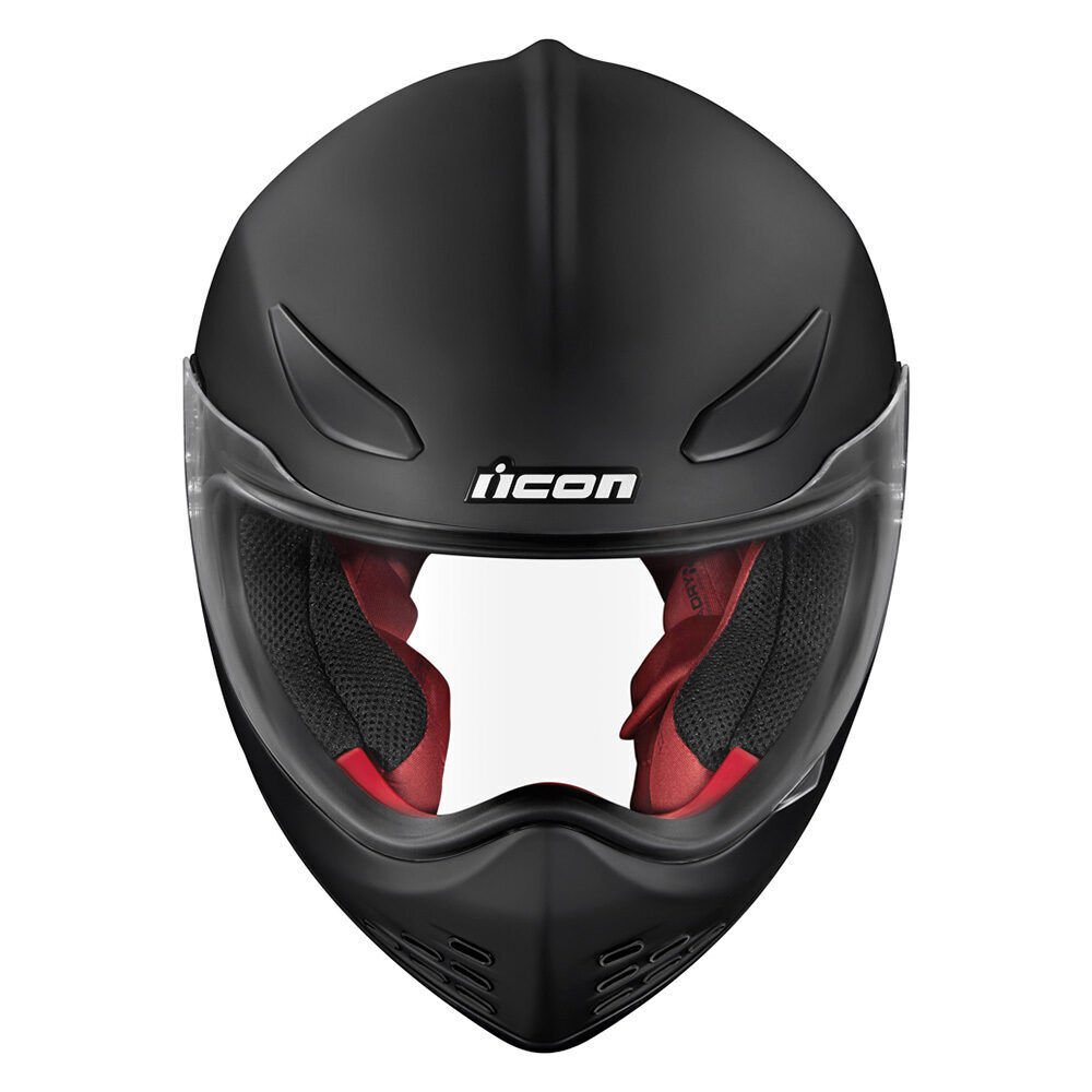 Icon Rubatone Black Adult Motorcycle/Street Bike Helmet Multiple Sizes