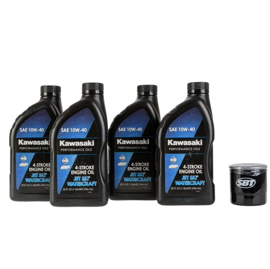 Genuine Kawasaki 12F 15F Engines Oil Change Kit with SBT oil Filter 83-213K