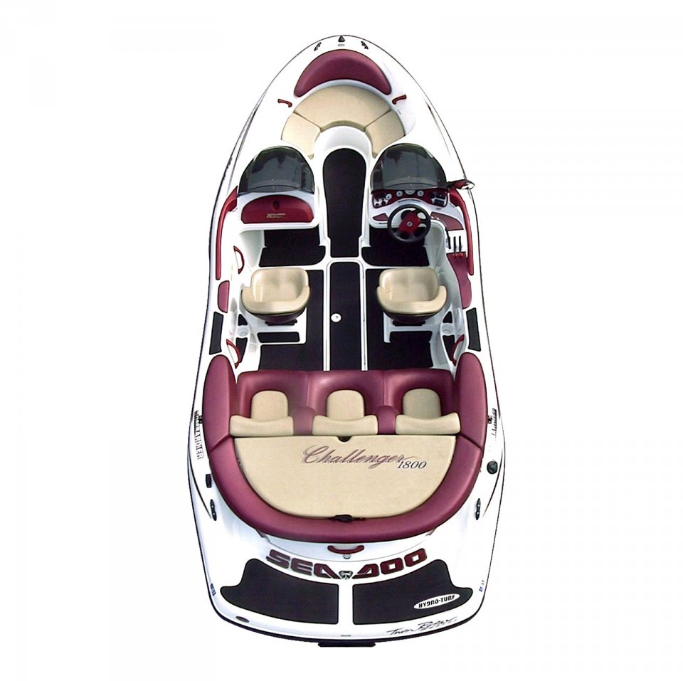 Hydro Turf Mat Kit Sea-Doo 97-04 Challenger 1800 SD05 Light Grey Groove 3M