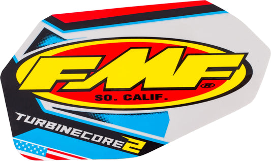 FMF Offroad 2-Stroke Silencer TURBINECORE REPLACEMENT DECAL - 012699