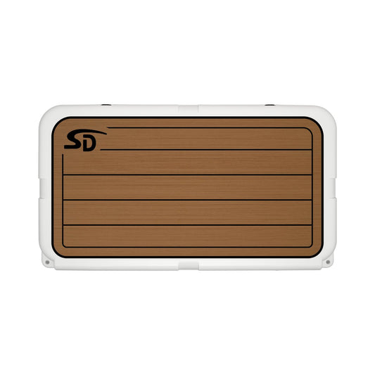 Seadek YETI Tundra 65 Teak Cooler Pad - Mocha / Black - 53645-80093