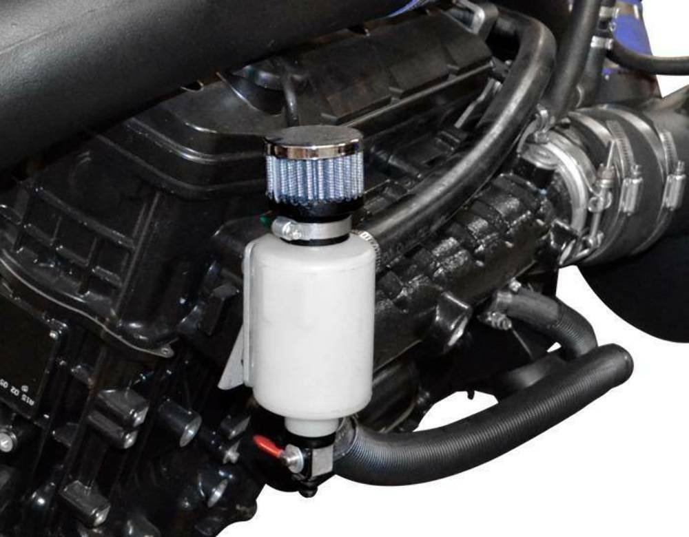INSTOCK Sea-Doo RXP-X RXT-X GTX 4-TEC RIVA Catch Can Oil Breather RS19050-BCC-6