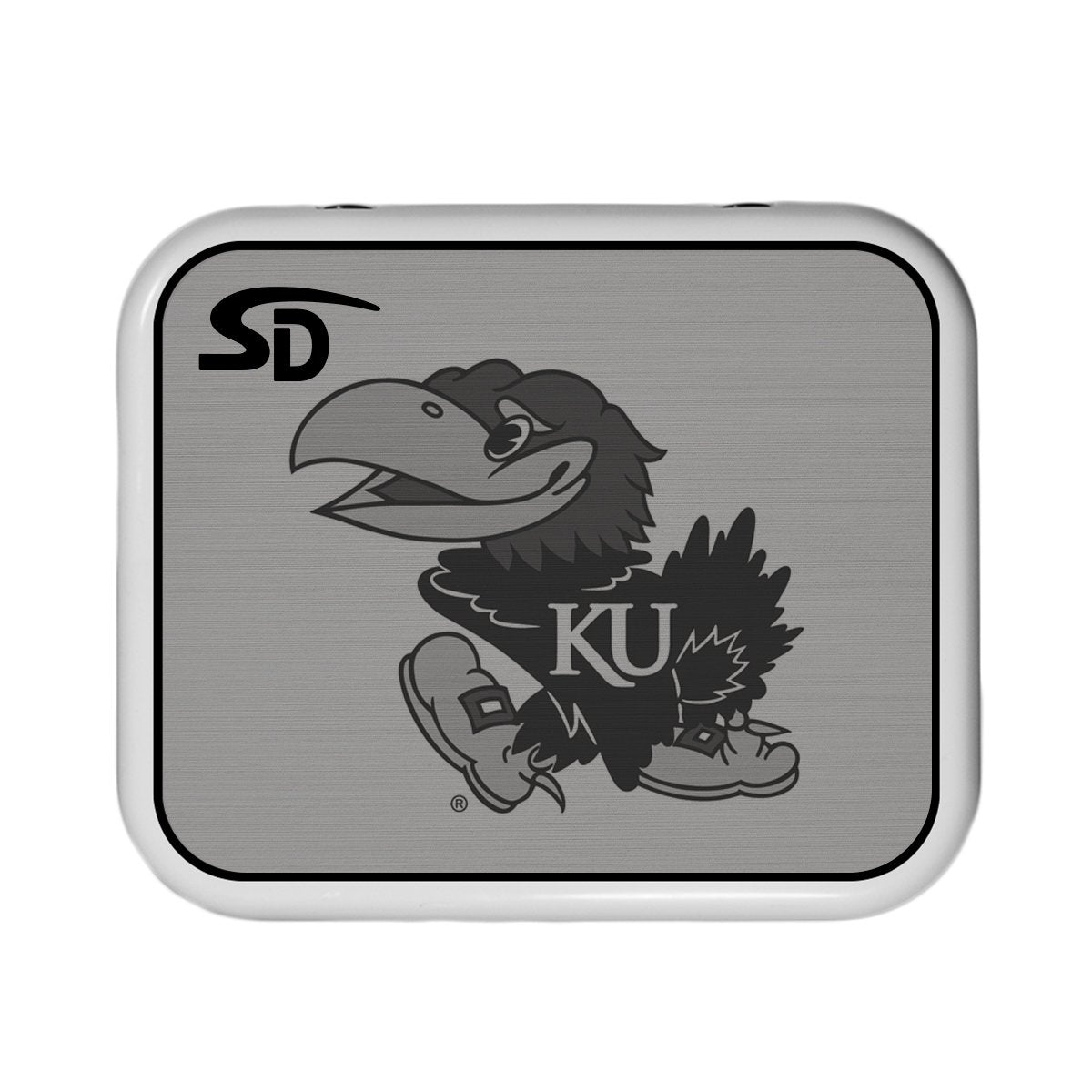 Seadek Collegiate Cooler Pad - YETI Roadie 24 - Storm Gray / Black, University of Kansas - 58758-80066