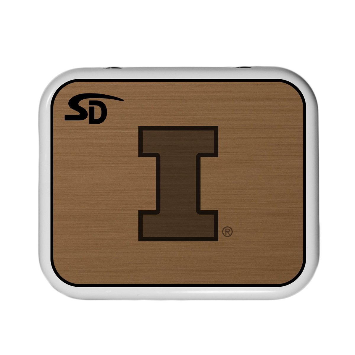 Seadek Collegiate Cooler Pad - YETI Roadie 24 - Mocha / Black, University of Illinois - 58754-80093