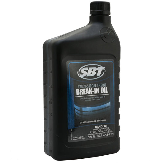 INSTOCK SBT Break-In Oil PWC 2 Stroke Kawasaki, Seadoo, Yamaha, Tigershark, Polaris, - 83-100-SBT