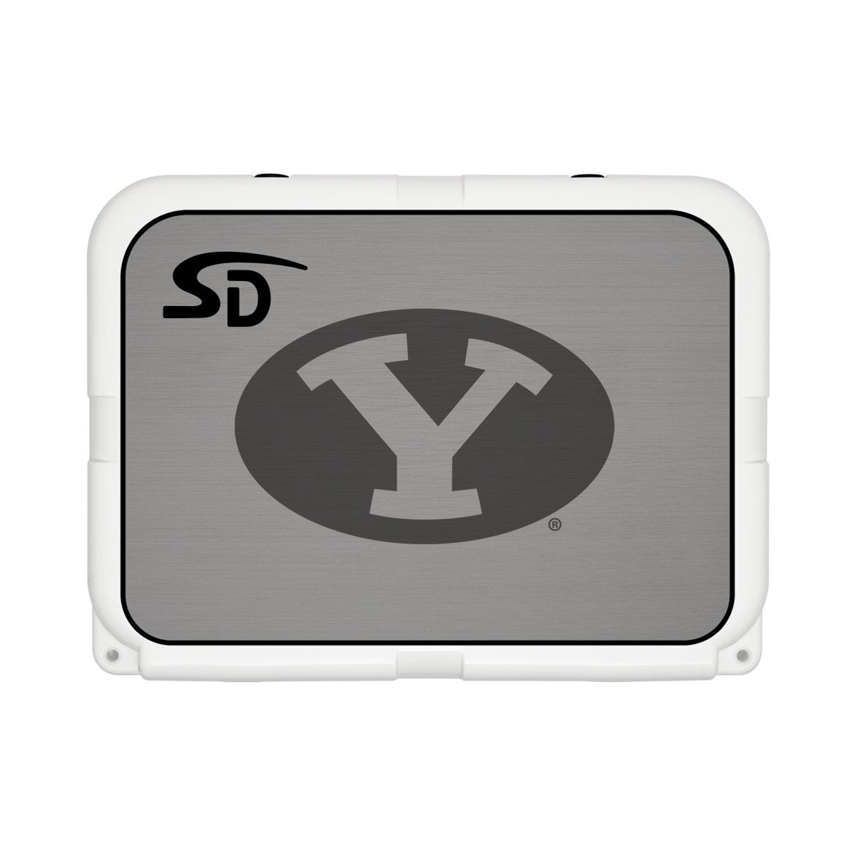 Seadek Collegiate Cooler Pad - YETI Tundra 35 - Storm Gray / Black, Brigham Young University - 57493-80066