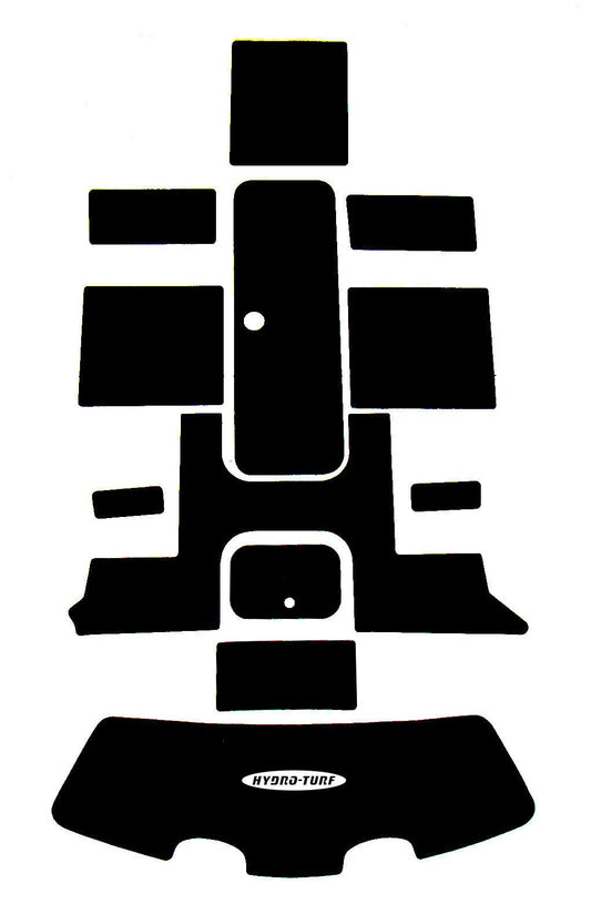 Hydro-Turf Jet Boat Mats Sea-Doo 07-2011 CHALLENGER 180 SD171 BLACK CUT GROOVE