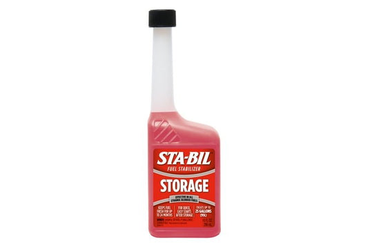 STA-BIL Storage Fuel Stabilizer - Guaranteed To Keep Fuel Fresh Fuel Up To Two Years - Effective In All Gasoline Including All Ethanol Blended Fuels - For Quick, Easy Starts, 10 fl. oz. (22206)