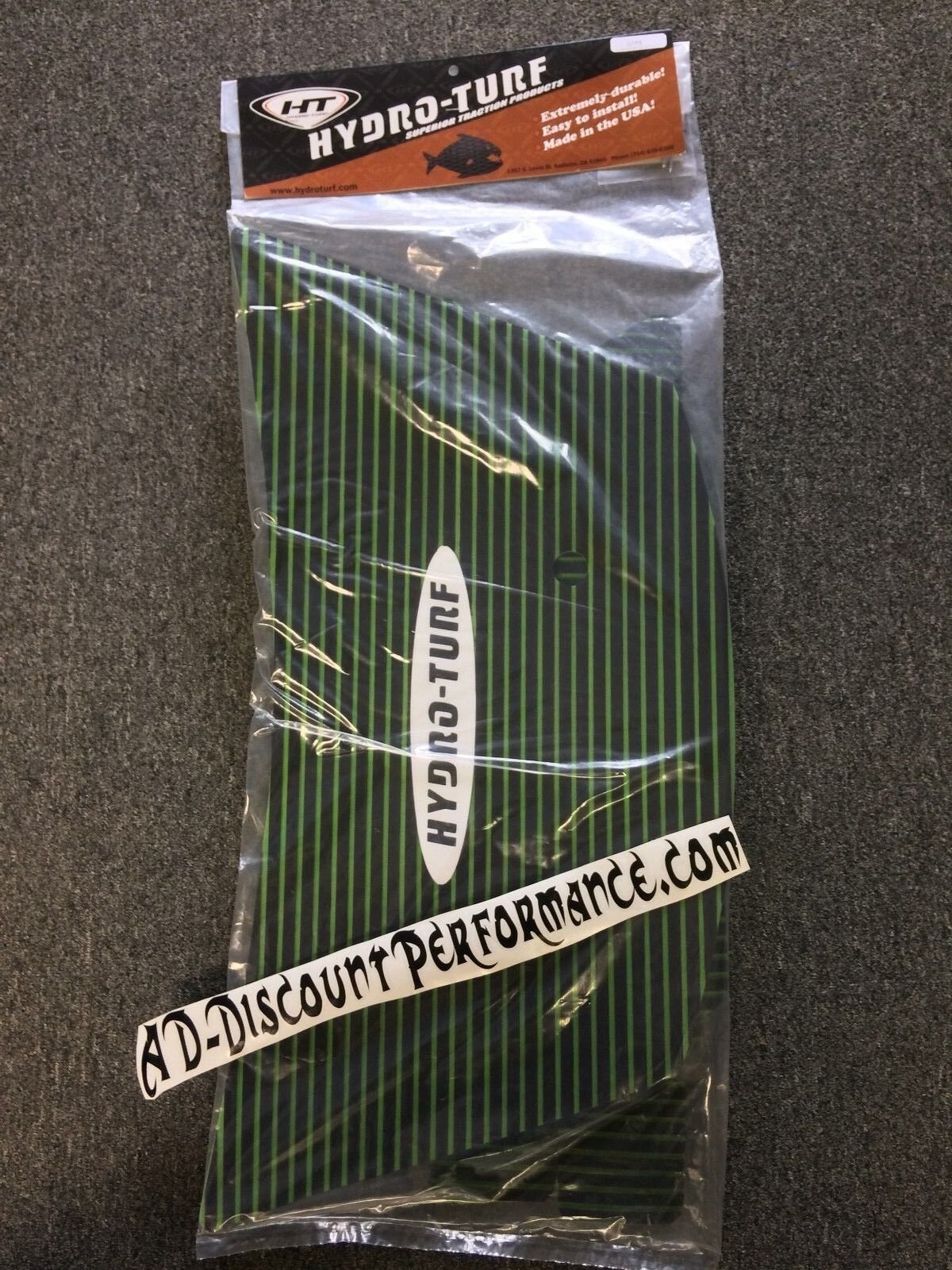 INSTOCK Yamaha FX140 FX HO FX Cruiser Hydroturf Mat BLACK/LIME GREEN W/3m HTFX