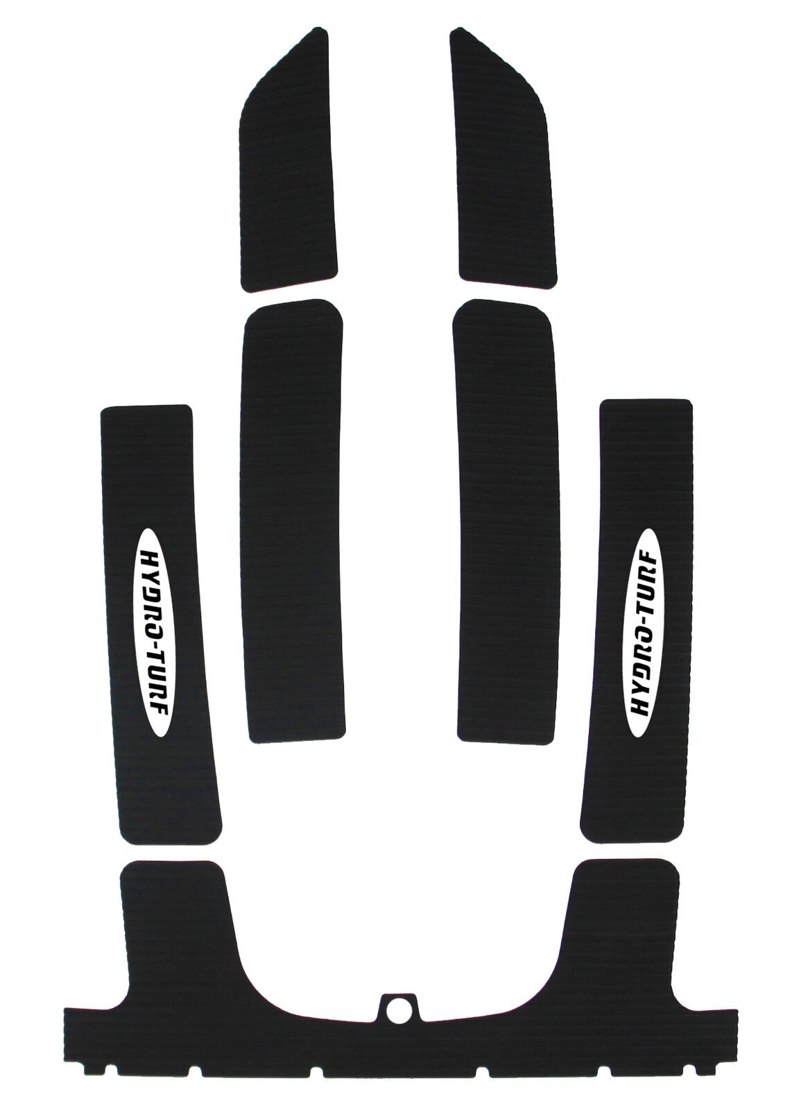 Hydro Turf Mat Kit Kawasaki 750Ss, Xi & Xir - HT66 Black Groove W/3M