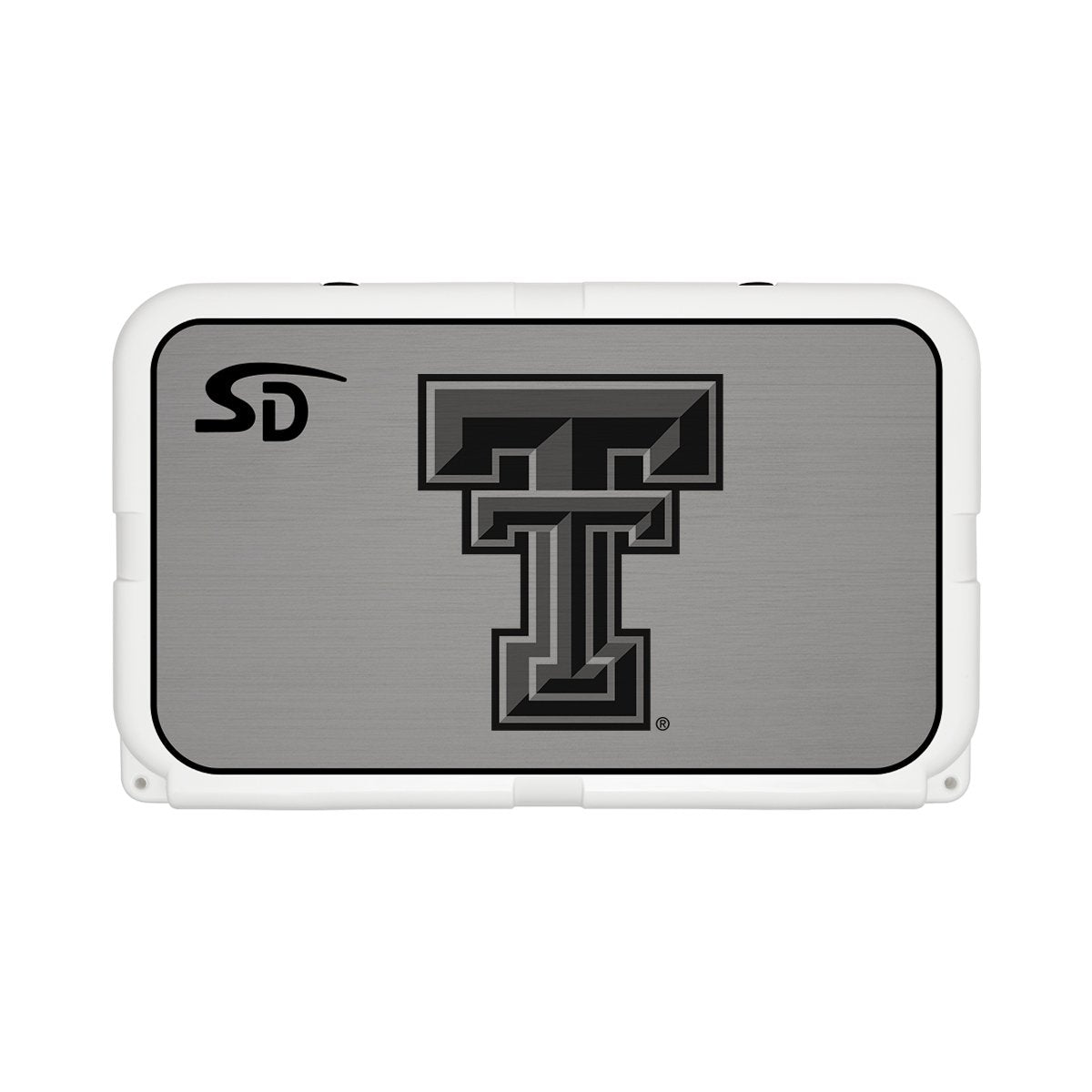 Seadek Collegiate Cooler Pad - YETI Tundra 45 - Storm Gray / Black, Texas Tech University - 57541-80066