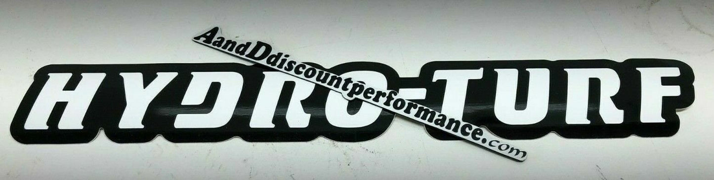 INSTOCK Hydroturf sticker 13X2 decal hydro-turf stickers