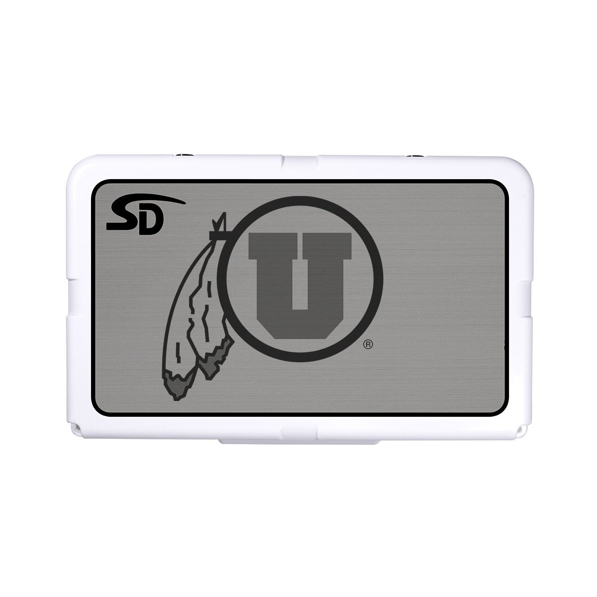 Seadek Collegiate Cooler Pad - RTIC 45 - Storm Gray / Black, University of Utah - 57711-80066