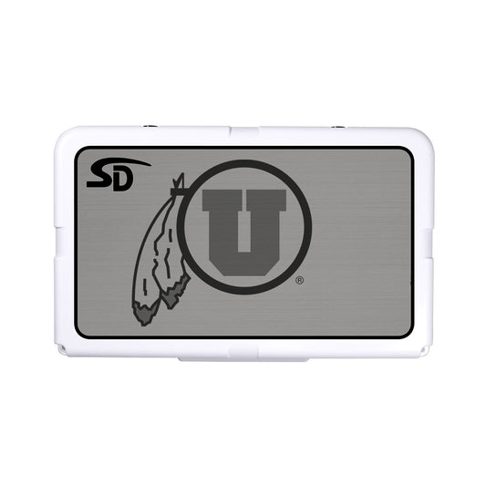 Seadek Collegiate Cooler Pad - RTIC 45 - Storm Gray / Black, University of Utah - 57711-80066