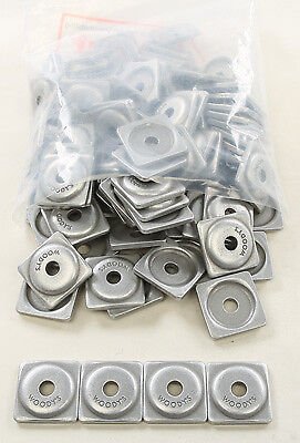WOODYS DIGGER SUPPORT PLATES 5/16 SQUARE ALUMINUM 96 PACK ASW2-3775-B