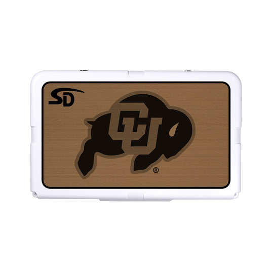 Seadek Collegiate Cooler Pad - RTIC 45 - Mocha / Black, University of Colorado - 57668-80093