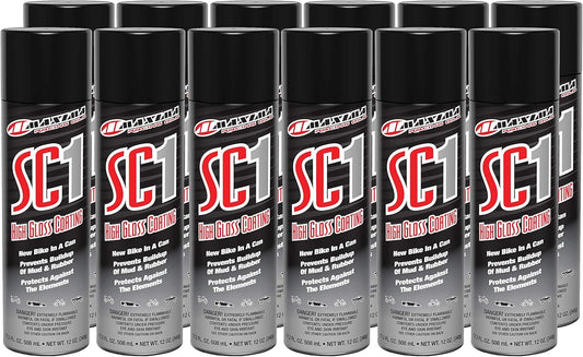 INSTOCK 1 Case of 12 Maxima SC1 Clear Coat Silicone Spray - 78920