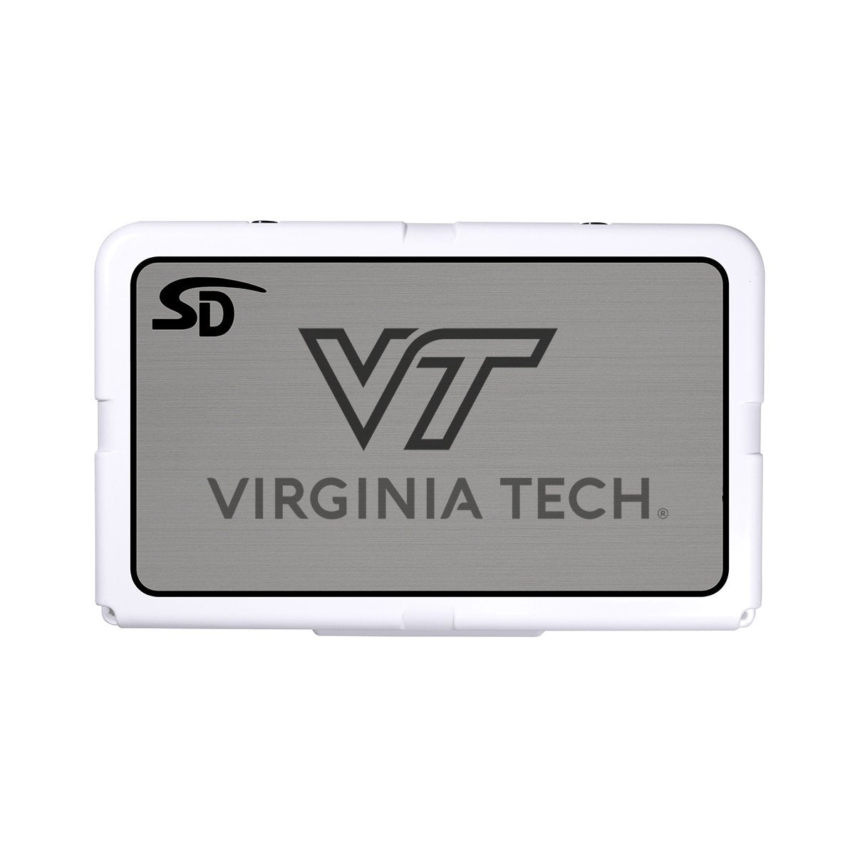 Seadek Collegiate Cooler Pad - RTIC 45 - Storm Gray / Black, Virginia Tech - 57717-80066