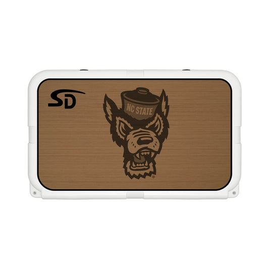Seadek Collegiate Cooler Pad - YETI Tundra 45 - Mocha / Black, North Carolina State University - 58826-80093
