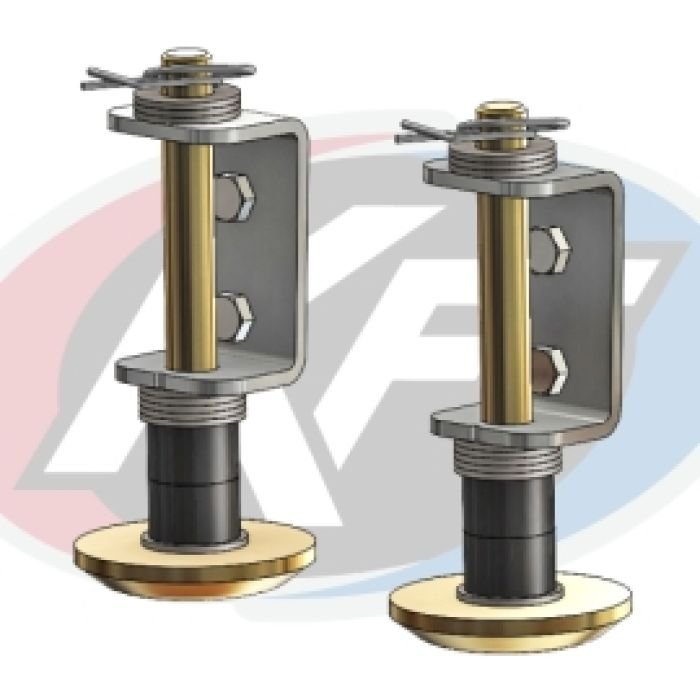 INSTOCK KFI Replacement PLOW SKID KIT 2-PACK - 105170-R