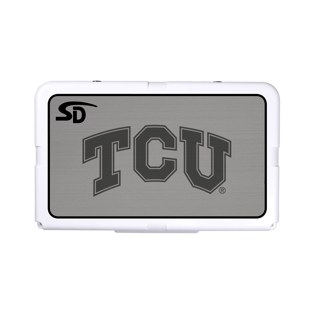 Seadek Collegiate Cooler Pad - RTIC 45 - Storm Gray / Black, Texas Christian University - 57702-80066