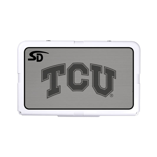 Seadek Collegiate Cooler Pad - RTIC 45 - Storm Gray / Black, Texas Christian University - 57702-80066