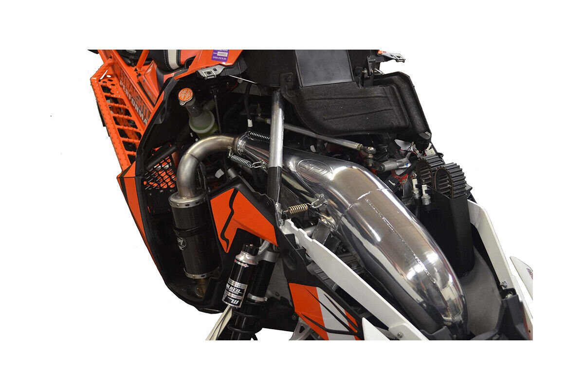 STRAIGHTLINE LIGHTWEIGHT SILENCER CARBON FIBER Polaris 800 Rush pro switchback R