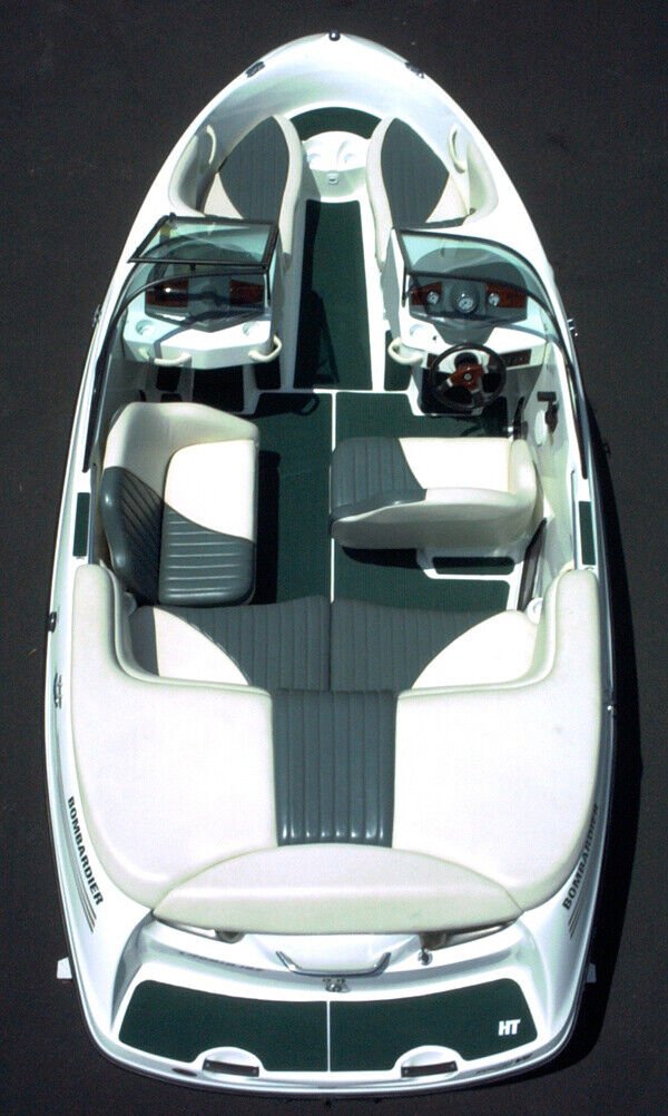 Hydro Turf Mat Kit Sea-Doo (01-05) Utopia 185 - Sd11 Black Groove W/3M