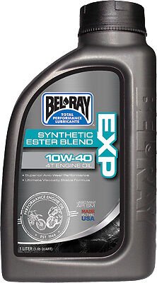 BEL-RAY EXP SYNTHETIC ESTER BLEND 4T ENGINE OIL 10W-40 LITER 99120-B1LW