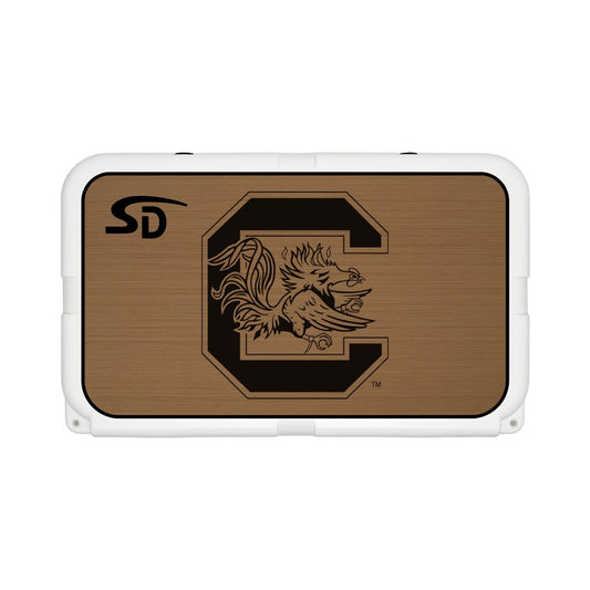 Seadek Collegiate Cooler Pad - YETI Tundra 45 - Mocha / Black, University of South Carolina - 58832-80093