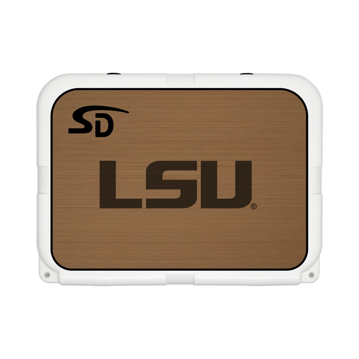 Seadek Collegiate Cooler Pad - YETI Tundra 35 - Mocha / Black, LSU - 57511-80093