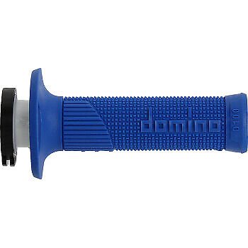 Domino D100 Blue Lock On Locking MX Grips For Yamaha YZ 250F YZ250F YZ450F 450F