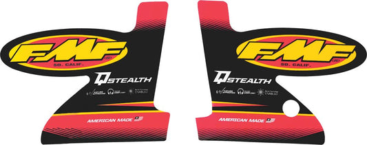 FMF Offroad 2-Stroke Silencer Decals 2-STROKE Q STEALTH DECAL   - 012692