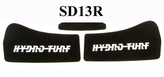 Hydro-Turf Rear Boarding Mats Sea-Doo Challenger Sportster SD13R Black Goove 3M