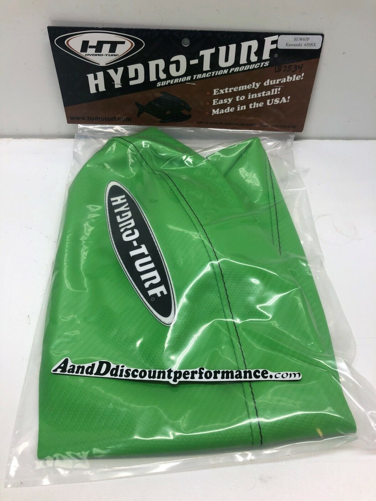 Hydro-turf Chin pad Cover Kawasaki 650SX 650 sx SEW65P SOLID LIME GREEN Carbon Fiber