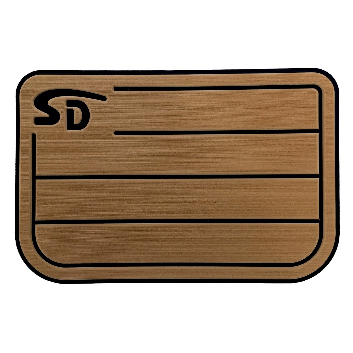 Seadek Engel 25 Teak Cooler Pad - Mocha / Black - 57590-80093