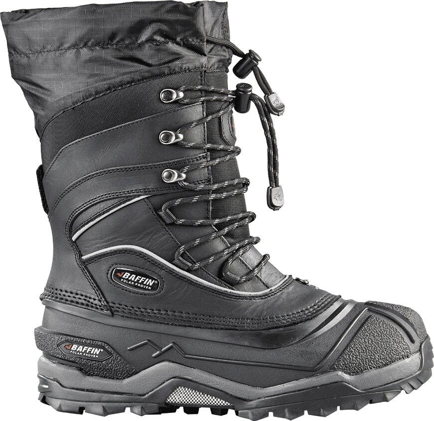 BAFFIN SNOW MONSTER BOOTS BLACK SIZE 9 (11-9709)
