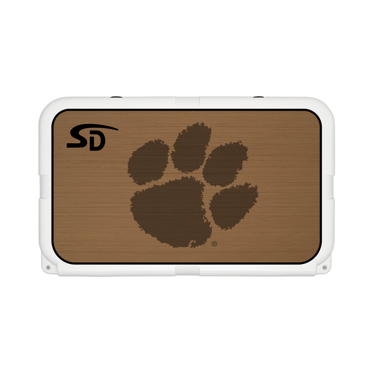 Seadek Collegiate Cooler Pad - YETI Tundra 45 - Mocha / Black, Clemson - 57500-80093