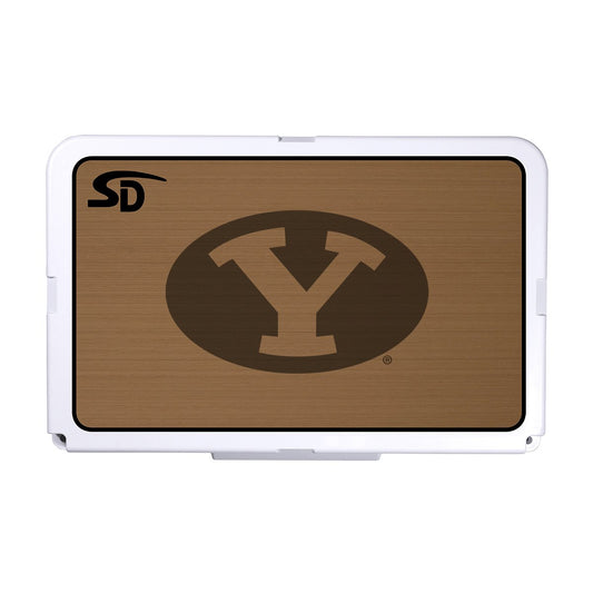 Seadek Collegiate Cooler Pad - RTIC 52 - Mocha / Black, Brigham Young University - 57657-80093