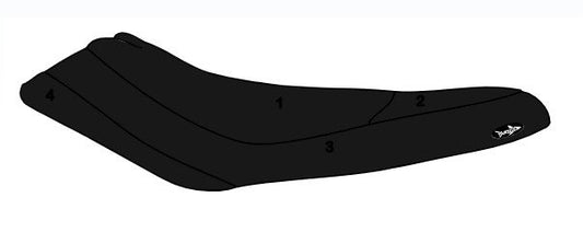 SBT Seat Cover Solid Black Sea-Doo 2008-2009 RXP X/2010-2011 RXP-X 255 - 108BT121