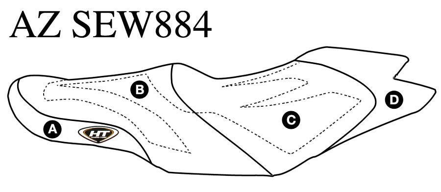 Seat Cover for Sea-Doo GTS 130 / GTI (11-17) / Wake 155 (12-17)