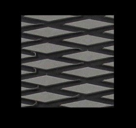 Hydro-Turf SHT40CD-2T PWC Sheet 37X58 DARK GREY ON BLACK CUT DIAMOND W/3M
