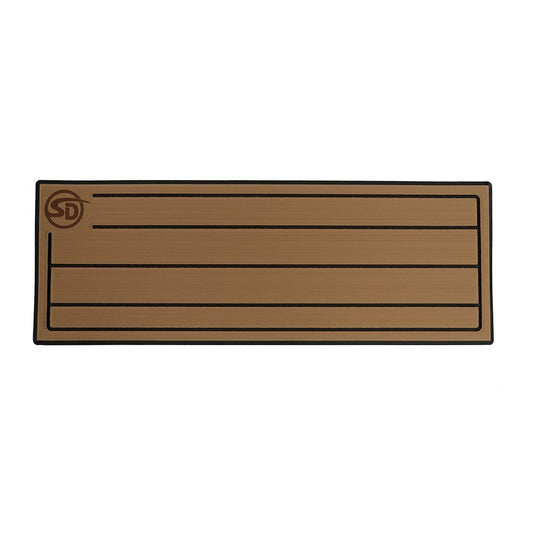 Seadek RV Step Covers - Teak - 24"x8.5" - Mocha / Black, 3 Pack - 58109-80093