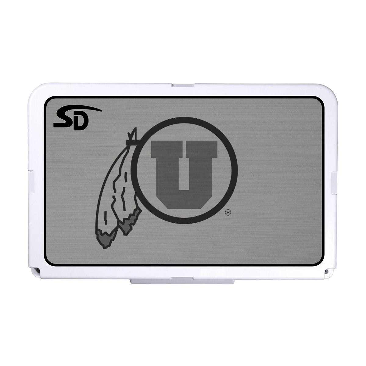 Seadek Collegiate Cooler Pad - RTIC 52 - Storm Gray / Black, University of Utah - 57712-80066