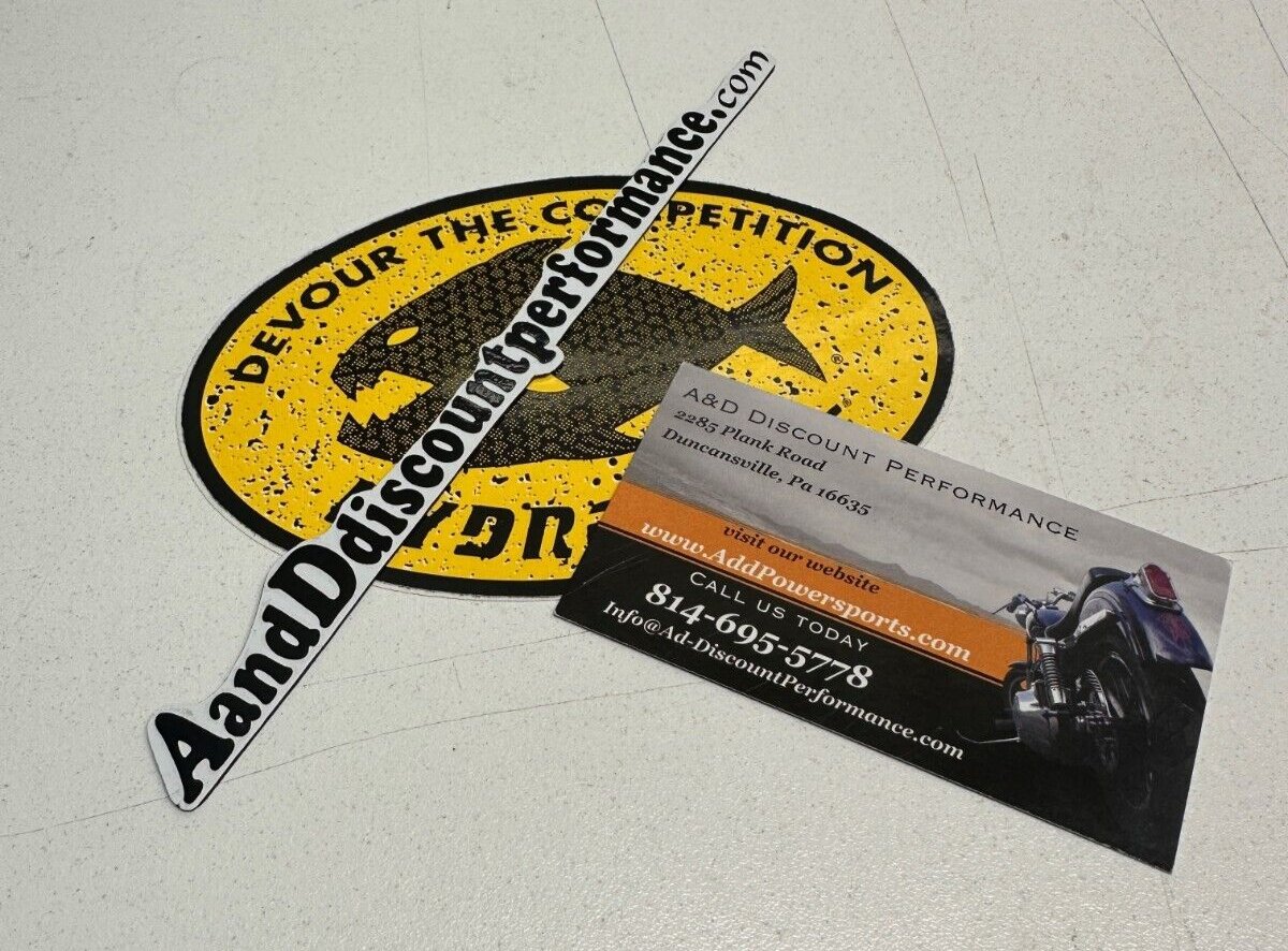 INSTOCK Hydroturf devour the competition sticker oval Fish decal hydro-turf