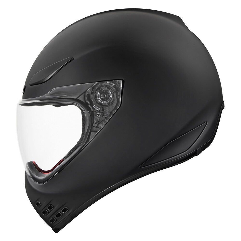 Icon Rubatone Black Adult Motorcycle/Street Bike Helmet Multiple Sizes
