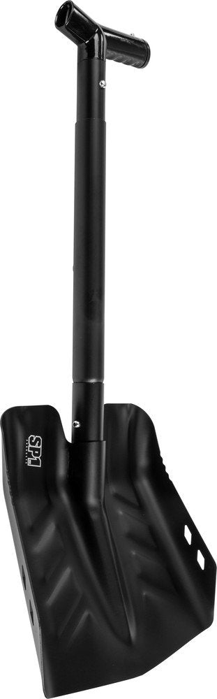SP1 BLACK ALUMINUM SNOW SHOVEL WITH SAW SC-12504BK-7